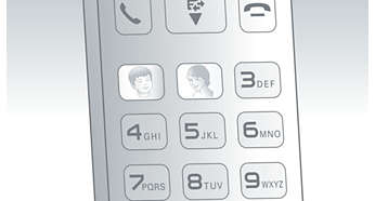 تلفن بی سیم چهار گوشی منشی دار فیلیپس philips d2154b 22 کلید میانبر