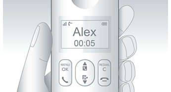 تلفن دو گوشی فیلیپس مدل cordless phone philips xl4952s با قابلیت caller id