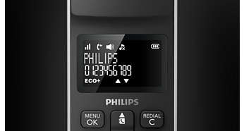 تلفن بی سیم دو گوشی و منشی دار فیلیپس philips m3352b